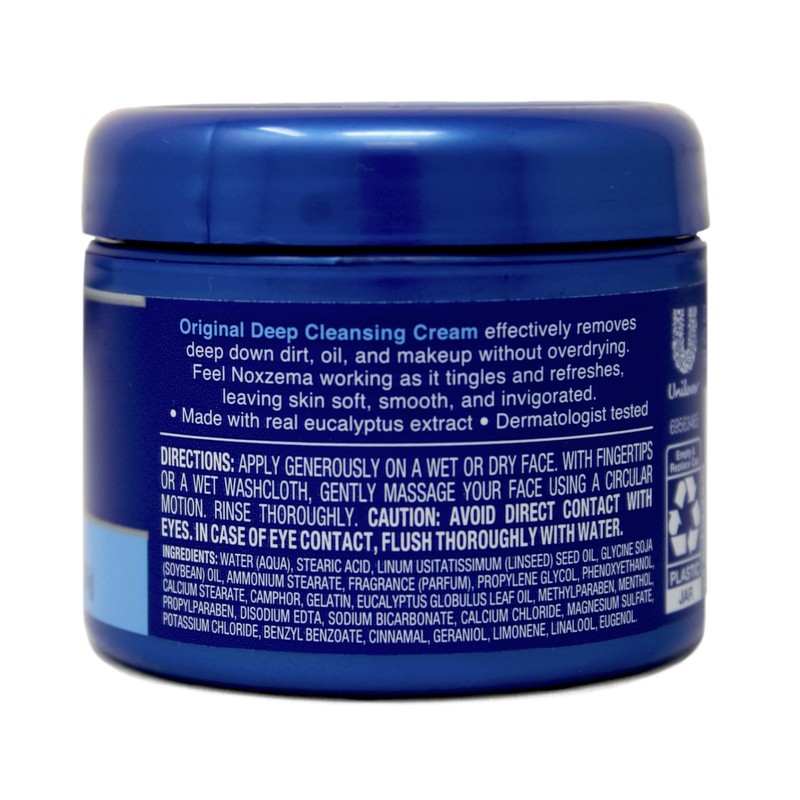 Noxema Original Jar, With Eucalyptus Extract, for Cleansing, 2 oz.