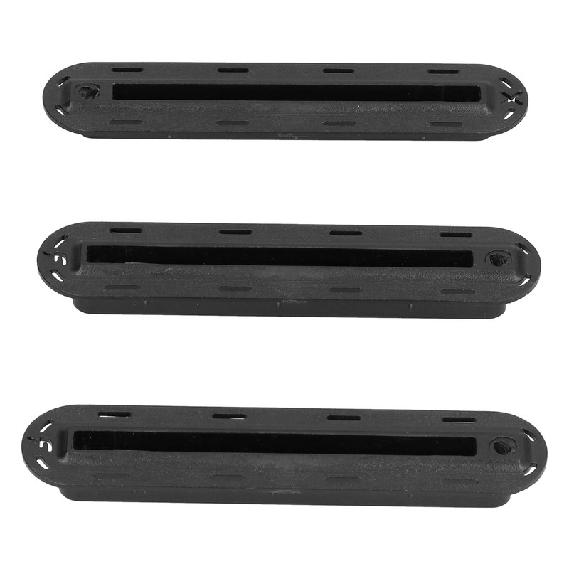 3Pcs/set Surfboard Rudder Groove Plastic Finned Box Plug Fin Plug