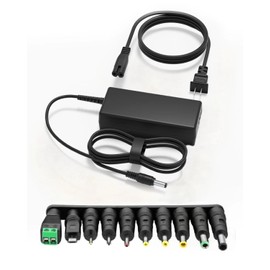 XWNV 12V 5A Power Supply, Power Supply Adapter, AC DC Converter 100-220V to 12 Volt 5 Amp Transformer 5.5x2.1mm Plug Compatible with LED Strip Light DVR NVR Security Cameras System CCTV Accessories