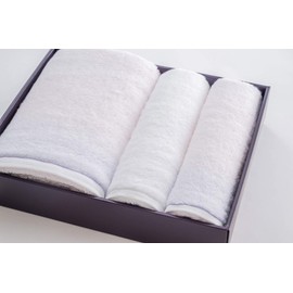 Imabari Towel Gift sara-la (Sarara) "Aya-irodori-" Bath Towel, 1 Bath Towel, 2 Face Towels, Pink/White, Made in Japan