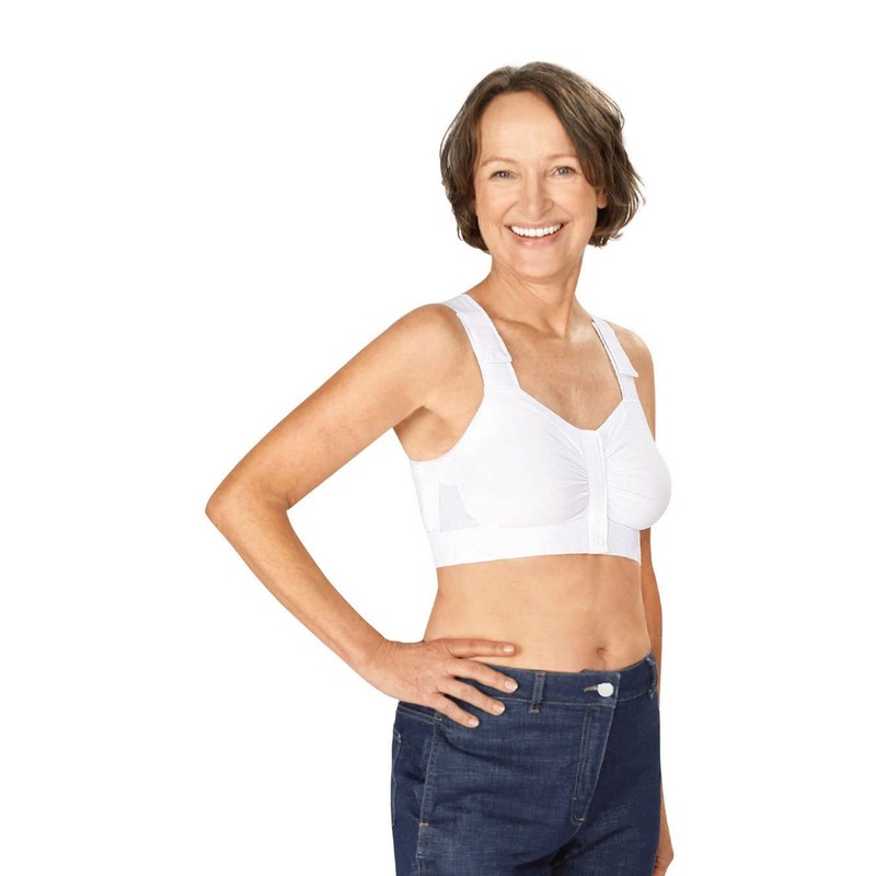 AMOENA Theraport Post Surgery Bra - White - S