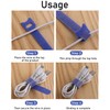 KICPUK 25 Pcs Storage Bandage Bundle, Cable Organiser, Adjustable Cord