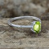 TISHAVI Minimalist Garnet Amethyst Citrine Peridot Blue Topaz 925 Sterling
