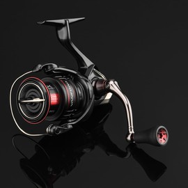 Gomexus 20 mm Crank Knob for Shimano Twin Power XD Stradic CI4+ Daiwa Fuego LT Exceler Caldia LT Fishing Reel, Crank Knob for Perch, Carp, Zander (20 mm TPE 2.0, Black Red TPE20)