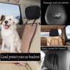 Imeisuit 2pcs Universal Car Headrest Cover with Quick-Release Car Keychain,