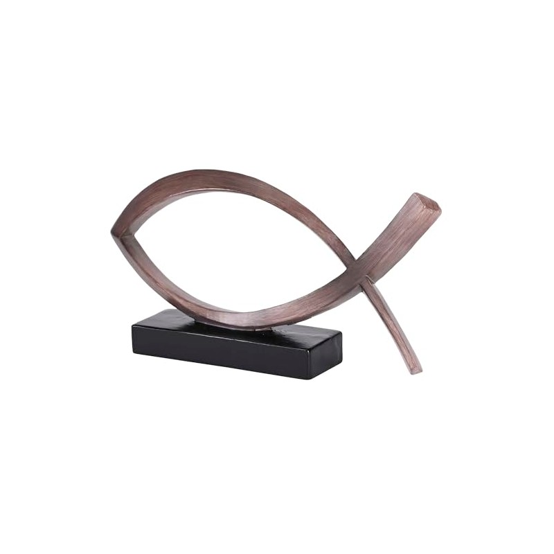 Dicksons Ichthys Ichthus Jesus Fish - 8 x 4 Inch