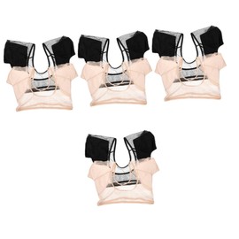 minkissy 4sets Sweat-absorbent Vest Women Yoga Vest Underarm Pads Armpit Sweat Blocker Armpit Sweat Vest Armpit Sweat Protector Sweat Resistant Shirts Armpits Sweat Pads Strapless 2pcs*4