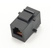 RiteAV Black RJ11/RJ12 Telephone Keystone Jack Female to Female