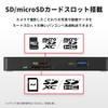 Buffalo LUD-U3-CGCBK/N 7-in-1 Type-C Connectivity Docking Station with MicroSD SD