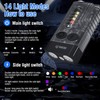 BORUIT V10 Small Powerful Flashlight with 365nm UV Black Light