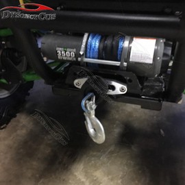 DYSO UTV ATV 3/16'' x 50' Synthetic Winch Line Cable Rope Winch Cable Stopper 7000LBS