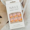 Press on Toenails with Big Floral Designs, Square Full Cover