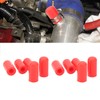 10 Pcs 6mm Intake Vacuum Hose Cap Silicone Wear Resistance