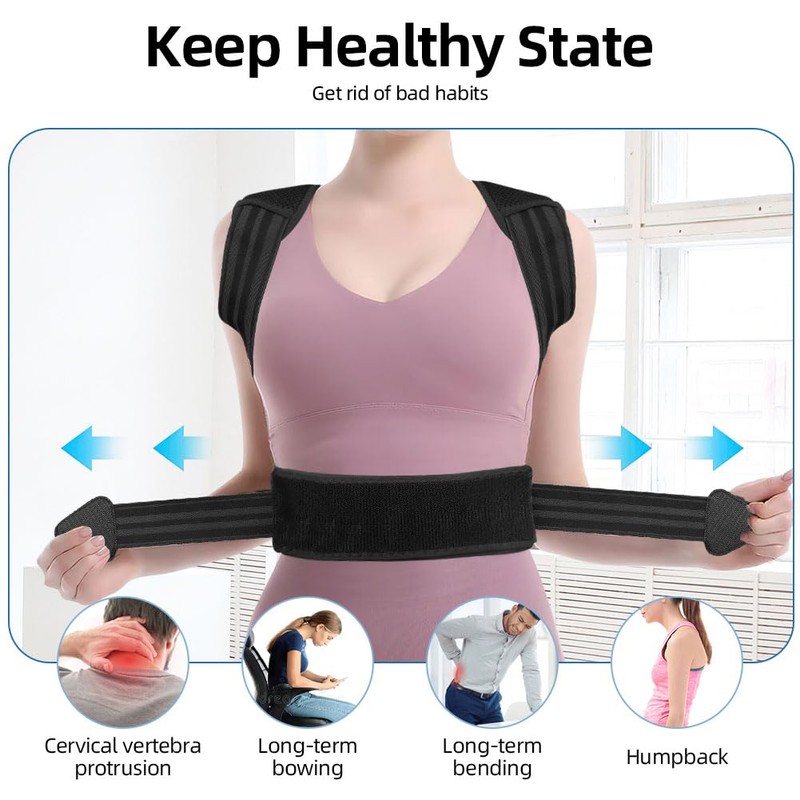 AYESY Back Straightener, Posture Correction Back for Men and Women,