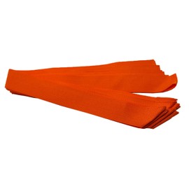 HALE Team Bands, Team Bands, Party Bands, Sashes (Various Colours) Set of 10 for School and Club, for Teenagers and Adults, 70 cm Long, 4 cm Wide, orange