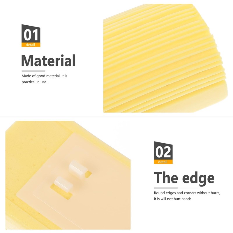 Mop Replacement Heads - 3 Pack Reusable Mop Sponge for