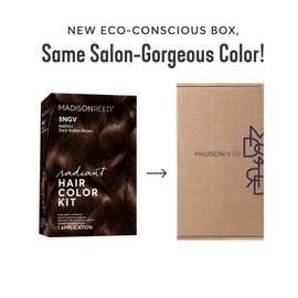 Madison Reed Radiant Hair Color Kit - 5NGV Dark Golden Brown with Warm Tones (Napoli Brown), Dimensional Gray Hair Blending Permanent Hair Dye, PPD-Free & Ammonia-Free, 1 Pack