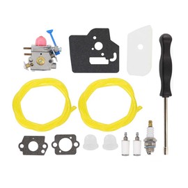 MOTOKU 128CD 128LD Carburetor Air Filter Tool Fuel Line Filter Carb Tune-up Kit For Husqvarna Trimmer Weed eater Wacker Edger 28cc 124L 125L 125LDX 128C 128L 128R for Poulan Replaces for Zama C1Q-W40A