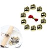VILLFUL 20m Bell Red Rope Set 50pcs Jingle Bells Christmas