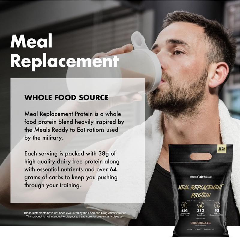 Anabolic Warfare Anabolic Warfare Meal Replacement Protein Whole Food Meal