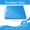 60pcs Disposable Meat Lug Liners,Plastic Liners, 21" x 22" (Blue)