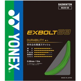 YONEX Badminton String Exbolt 68 BGXB68-008 (Green/FF/Men's, Lady's)