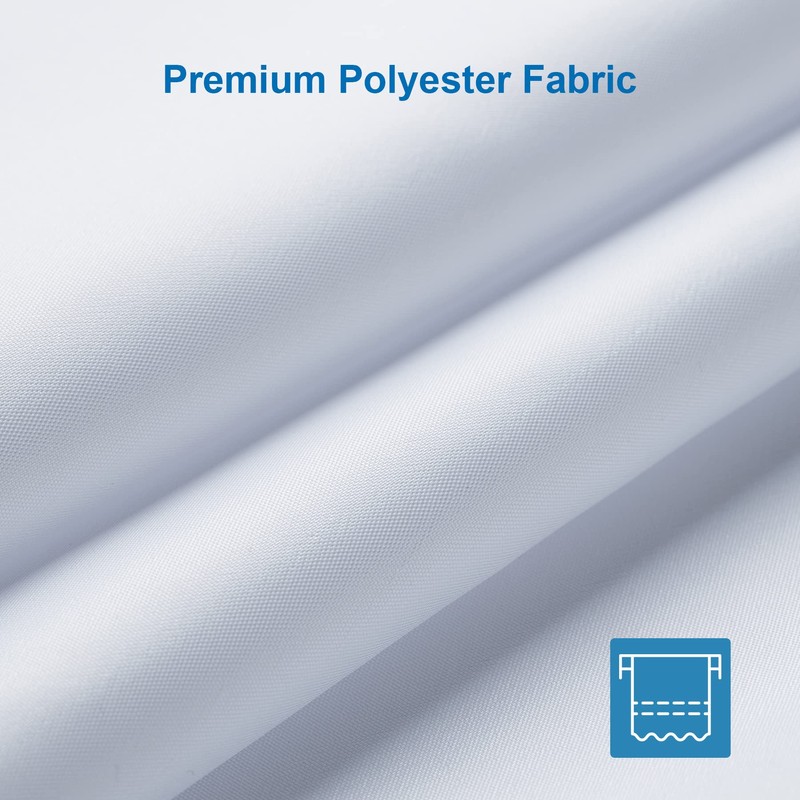 Amazer Small Stall Shower Curtain Liner Washable, 36 x 72