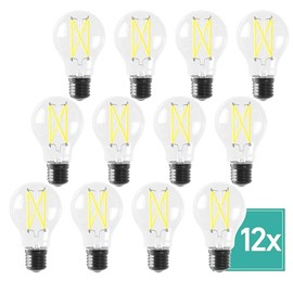 Oktaplex lighting Oktaplex 12er Set Glhlampe E27 LED warmwei? 2700K Glhlbirne 806lm 3,8W LED (entspricht 60W) - Effizienzklasse A