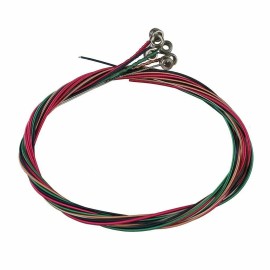 Gravity Standard 6pcs/set Fashion Steel Rainbow Colorful Color Strings for Acoustic Guitar US