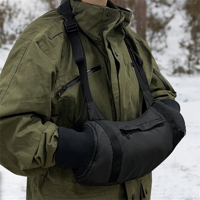 Outdoor Temperature Adjustable Heated Hand Muff USB Rechargeable Hand Warmer