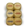 Toyger Thousand Dice, Wood, 6 Pieces (Compatible with ONE PIECE