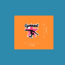 8Pcs Gymnastics Shoe Decoration Charms for Clog, Gymnast Charms Accessories for Women