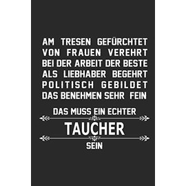 Am Tresen gefürchtet von Frauen verehrt bei der Arbeit der Beste als Liebhaber begehrt politisch gebildet das benehmen sehr fein das muss ein echter ... Geschenk Buch mit 110 linierten Seiten