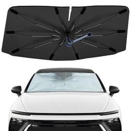 Windshield Sun Shade Umbrella for Hyundai Sonata 2015-2025, Foldable Car Sunshade for Front Window, Highly Reflective Auto Sun Shield Visor for UV Protection, Keep Car Cool Accessories