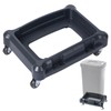 BrightRow Rolling Trash Can Dolly Rectangular Base with Wheels for