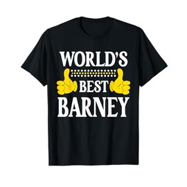 Barney World's Best Personal Name First Name Funny Barney T-Shirt