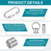 PATIKIL M10 Fine Thread Lamp Female Loop Holder with M12