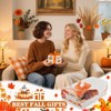 yuboo Fall Gnome Blanket Autumn Pumpkin Maple Leaves Blankets Fall