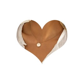 Iaceble Bohemia Mother Of Pearl Coin Necklace Moon Coin Choker Necklace Gold Crescent Pendant Necklace Round Disc Necklace Jewelry for Women