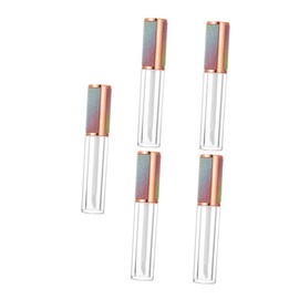 Minkissy 5pcs Lip Color Tubes Refillable Lip Gloss Holders for Portable Lipstick Containers for Travel and Leak Design and Liquid Blush