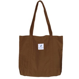 Monoa Women's Tote Bag, Fashion, Canvas, Handbag, Foldable, Eco Bag, Shoulder Bag, Canvas Sub Bag, Braun