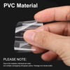 Sourcing Map 1000Pcs Clear PVC Shrink Bands, 85*23mm, Heat Seal