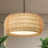 ALAISLYC 19 Inch Boho Chandeliers for Dining Room 5-Lights Farmhouse