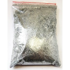 (mind books) Glitter Powder, 3.5 oz (100 g), Color Selectable, Gold, Silver, Blue, Green, Red, Orange, Emerald Green, Emerald Green, Pink (Silver Silver)