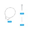 PATIKIL Cabinet Door Restraint Kit 1.5mm x 50cm, 4 Pack