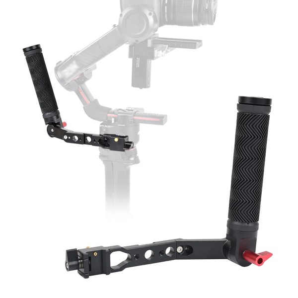 KOQINVIZ 360° Adjustable Handgrip Handle with NATO Clamp for DJI