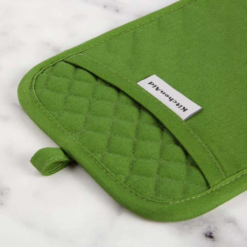 KitchenAid Asteroid Pot Holder 2-Pack Set, Matcha, 7"x10"