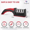 Knife Sharpeners for Kitchen Knives– Stainless Steel 4 in1 Kitchen