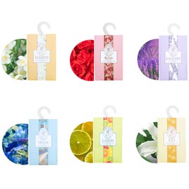 Wardrobe Fresheners Drawer Fresheners, 6 Sachets With Hanging Sachets, Aromatherapy Bag with Natural Mothproof Agent for Closets, Drawers, Homes, Cars, and Offices