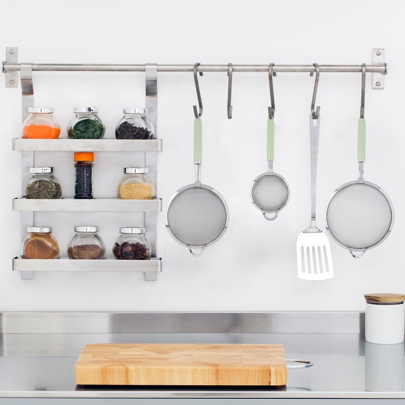 YENXIKU Stainless Steel Strainers Fine Mesh Sieve, Sifter for Baking,